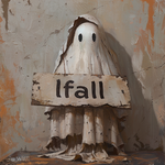 praxis5173_a_ghost_with_a_sign_that_says_Ifall_67a166af-fbfb-4ff2-8aa7-fe9214241011.png