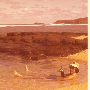 HUmp at Anini Lagoon 1981