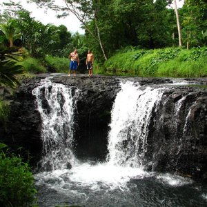 John and Greg at Togi Falls