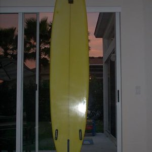 Yellow Longboard