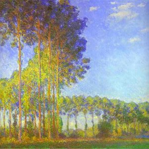 Claude Monet. Poplars on the Banks of the Epte. 1891