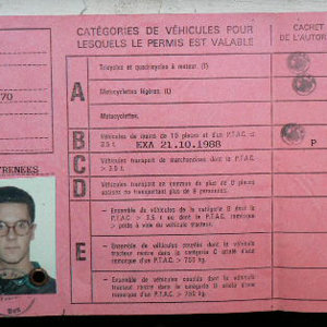 My driving licence