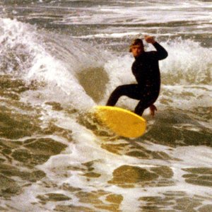 A picture of me surfing Osprey Reef