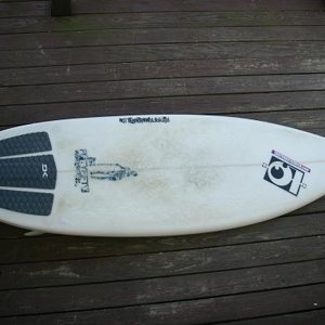 5'7" 50/50 waveskate deck