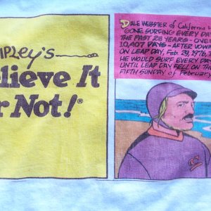 :Hyperbole Sunday Surfer makes Ripley's