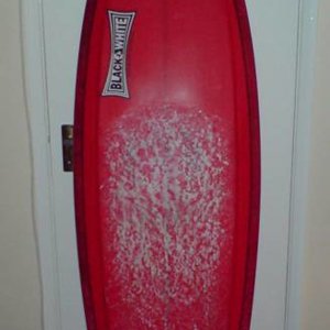 New Board:  Black and White Surfboards Battail Quad