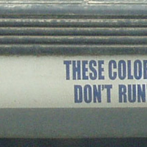 colors don't run