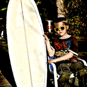 Kane's First Surfboard