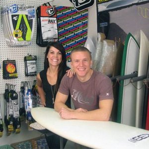 Luc and Holly stokes - Degree33 Surfboards