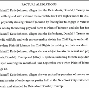 Trump Rape Lawsuit