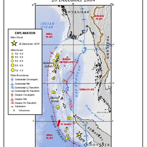 North Sumatra Quake and aftershocks