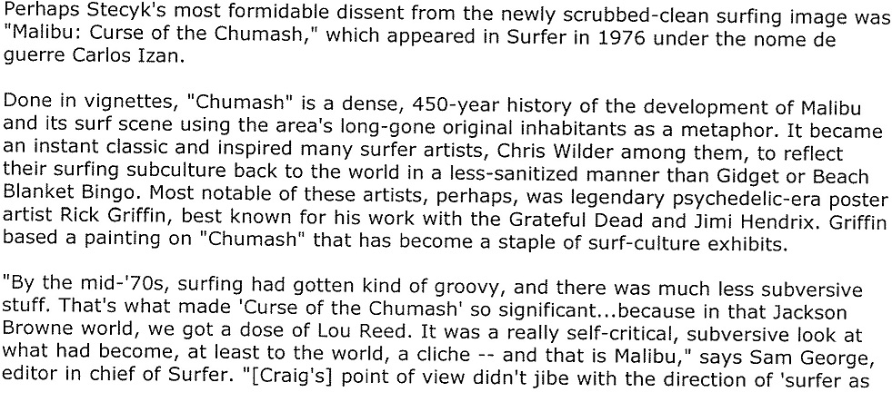 Curse of Chumash