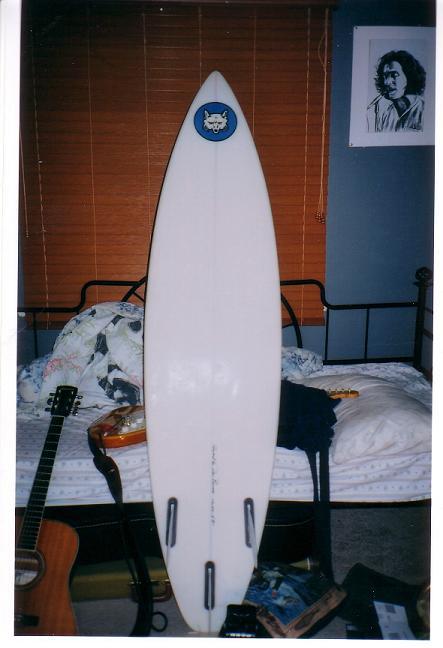 Fox Surfboard (bottom view)