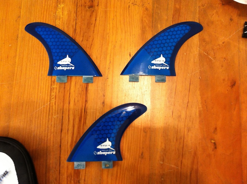 Shapers syu-4 fins front